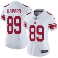 Nike New York Giants #89 Mark Bavaro White Women's Stitched NFL Vapor Untouchable Limited Jersey