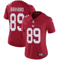 Nike New York Giants #89 Mark Bavaro Red Alternate Women's Stitched NFL Vapor Untouchable Limited Jersey
