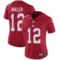 Nike New York Giants #12 Darren Waller Red Women's Stitched NFL Limited Inverted Legend Jersey