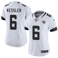 Nike Jacksonville Jaguars #6 Cody Kessler White Women's Stitched NFL Vapor Untouchable Limited Jersey