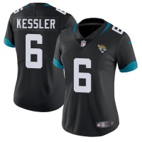 Nike Jacksonville Jaguars #6 Cody Kessler Black Team Color Women's Stitched NFL Vapor Untouchable Limited Jersey