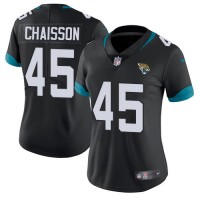 Nike Jacksonville Jaguars #45 K'Lavon Chaisson Black Team Color Women's Stitched NFL Vapor Untouchable Limited Jersey