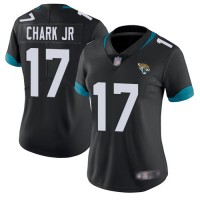 Nike Jacksonville Jaguars #17 DJ Chark Jr Black Team Color Women's Stitched NFL Vapor Untouchable Limited Jersey