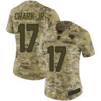 Nike Jacksonville Jaguars #17 DJ Chark Jr Camo Women's Stitched NFL Limited 2018 Salute to Service Jersey