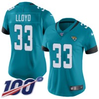 Nike Jacksonville Jaguars #33 Devin Lloyd Teal Green Alternate Women's Stitched NFL 100th Season Vapor Untouchable Limited Jersey