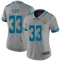 Nike Jacksonville Jaguars #33 Devin Lloyd Silver Women's Stitched NFL Limited Inverted Legend Jersey