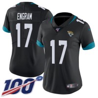Nike Jacksonville Jaguars #17 Evan Engram Black Team Color Women's Stitched NFL 100th Season Vapor Untouchable Limited Jersey