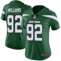 Nike New York Jets #92 Leonard Williams Green Team Color Women's Stitched NFL Vapor Untouchable Limited Jersey