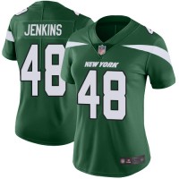 Nike New York Jets #48 Jordan Jenkins Green Team Color Women's Stitched NFL Vapor Untouchable Limited Jersey