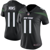 Nike New York Jets #11 Denzel Mim Black Alternate Women's Stitched NFL Vapor Untouchable Limited Jersey