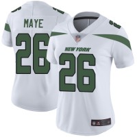 Nike New York Jets #26 Marcus Maye White Women's Stitched NFL Vapor Untouchable Limited Jersey
