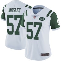 Nike New York Jets #57 C.J. Mosley White Women's Stitched NFL Vapor Untouchable Limited Jersey