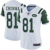 Nike New York Jets #81 Quincy Enunwa White Women's Stitched NFL Vapor Untouchable Limited Jersey