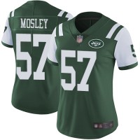 Nike New York Jets #57 C.J. Mosley Green Team Color Women's Stitched NFL Vapor Untouchable Limited Jersey