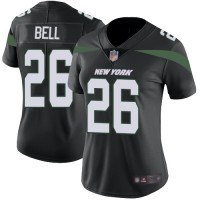 Nike New York Jets #26 Le'Veon Bell Black Alternate Women's Stitched NFL Vapor Untouchable Limited Jersey
