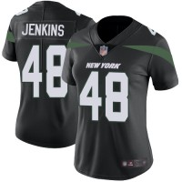 Nike New York Jets #48 Jordan Jenkins Black Alternate Women's Stitched NFL Vapor Untouchable Limited Jersey