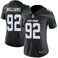 Nike New York Jets #92 Leonard Williams Black Alternate Women's Stitched NFL Vapor Untouchable Limited Jersey