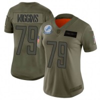 Nike Detroit Lions #79 Kenny Wiggins Camo Women's Stitched NFL Limited 2019 Salute To Service Jersey