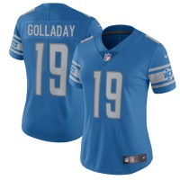 Nike Detroit Lions #19 Kenny Golladay Light Blue Team Color Women's Stitched NFL Vapor Untouchable Limited Jersey