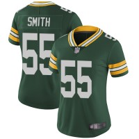 Nike Green Bay Packers #55 Za'Darius Smith Green Team Color Women's Stitched NFL Vapor Untouchable Limited Jersey