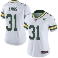Nike Green Bay Packers #31 Adrian Amos White Women's 100th Season Stitched NFL Vapor Untouchable Limited Jersey