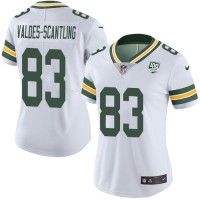 Nike Green Bay Packers #83 Marquez Valdes-Scantling White Women's 100th Season Stitched NFL Vapor Untouchable Limited Jersey