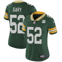 Nike Green Bay Packers #52 Rashan Gary Green Team Color Women's 100th Season Stitched NFL Vapor Untouchable Limited Jersey