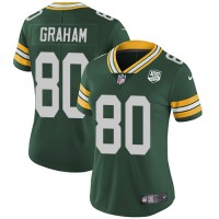 Nike Green Bay Packers #80 Jimmy Graham Green Team Color Women's 100th Season Stitched NFL Vapor Untouchable Limited Jersey