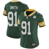 Nike Green Bay Packers #91 Preston Smith Green Team Color Women's 100th Season Stitched NFL Vapor Untouchable Limited Jersey