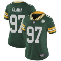 Nike Green Bay Packers #97 Kenny Clark Green Team Color Women's 100th Season Stitched NFL Vapor Untouchable Limited Jersey