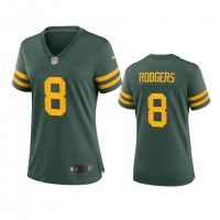 Green Bay Green Bay Packers #8 Amari Rodgers Women's Nike Alternate Game Player NFL Jersey - Green