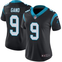 Nike Carolina Panthers #9 Graham Gano Black Team Color Women's Stitched NFL Vapor Untouchable Limited Jersey