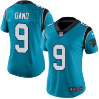 Nike Carolina Panthers #9 Graham Gano Blue Alternate Women's Stitched NFL Vapor Untouchable Limited Jersey