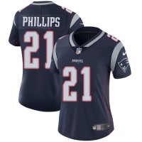 Nike New England Patriots #21 Adrian Phillips Navy Blue Team Color Women's Stitched NFL Vapor Untouchable Limited Jersey