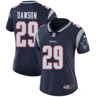 Nike New England Patriots #29 Duke Dawson Navy Blue Team Color Women's Stitched NFL Vapor Untouchable Limited Jersey
