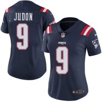 Nike New England Patriots #9 Matt Judon Navy Blue Women's Stitched NFL Limited Rush Jersey