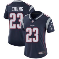 Nike New England Patriots #23 Patrick Chung Navy Blue Team Color Women's Stitched NFL Vapor Untouchable Limited Jersey