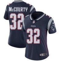 Nike New England Patriots #32 Devin McCourty Navy Blue Team Color Women's Stitched NFL Vapor Untouchable Limited Jersey
