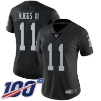 Nike Las Vegas Raiders #11 Henry Ruggs III Black Team Color Women's Stitched NFL 100th Season Vapor Untouchable Limited Jersey