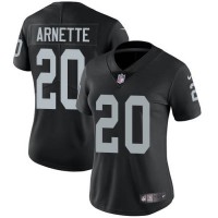 Nike Las Vegas Raiders #20 Damon Arnette Black Team Color Women's Stitched NFL Vapor Untouchable Limited Jersey