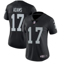 Nike Las Vegas Raiders #17 Davante Adams Black Team Color Women's Stitched NFL Vapor Untouchable Limited Jersey