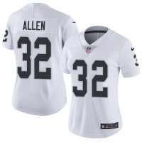 Nike Las Vegas Raiders #32 Marcus Allen White Women's Stitched NFL Vapor Untouchable Limited Jersey