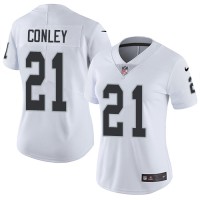 Nike Las Vegas Raiders #21 Gareon Conley White Women's Stitched NFL Vapor Untouchable Limited Jersey
