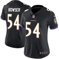 Nike Baltimore Ravens #54 Tyus Bowser Black Alternate Women's Stitched NFL Vapor Untouchable Limited Jersey