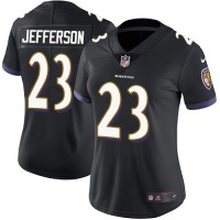 Nike Baltimore Ravens #23 Tony Jefferson Black Alternate Women's Stitched NFL Vapor Untouchable Limited Jersey