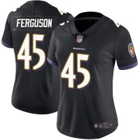 Nike Baltimore Ravens #45 Jaylon Ferguson Black Alternate Women's Stitched NFL Vapor Untouchable Limited Jersey