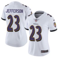 Nike Baltimore Ravens #23 Tony Jefferson White Women's Stitched NFL Vapor Untouchable Limited Jersey
