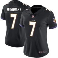 Nike Baltimore Ravens #7 Trace McSorley Black Alternate Women's Stitched NFL Vapor Untouchable Limited Jersey
