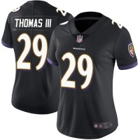 Nike Baltimore Ravens #29 Earl Thomas III Black Alternate Women's Stitched NFL Vapor Untouchable Limited Jersey