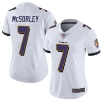 Nike Baltimore Ravens #7 Trace McSorley White Women's Stitched NFL Vapor Untouchable Limited Jersey